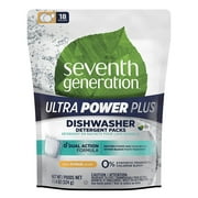 Dish Washer, Detergent Packs, Fresh Citrus Scent, Dual Action Formula, Non Toxic, Without Dyes, Parabens, Phosphates, Phthalates, Pack of 4, 18 Count per Pack, 11.4 FL OZ Per Pack,