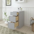 thumbnail image 3 of Vanity Art 15" W Birch Plywood Freestanding Single Base 3 Drawers Storage Cabinet, 3 of 9