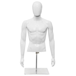 Male Full Body Realistic Mannequin Display Head Turns Dress Form wBase 185