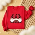 thumbnail image 5 of Weiqiqre Women's Tops, Tees & Blouses Merry Christmas Oversized Pullover Sweatshirt With Lights - Holiday Xmas Sweater Top, 5 of 6