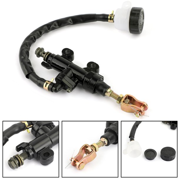 Motor Genic Rear Brake Master Cylinder Fluid Reservoir For Honda 250 400 Cbr 600 1000 Cb Nsr Walmart Com Walmart Com