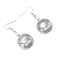 thumbnail image 3 of Graduation Themed Earrings For Graduates And Friends In Silver Fashion Design 1 Pair, 3 of 4