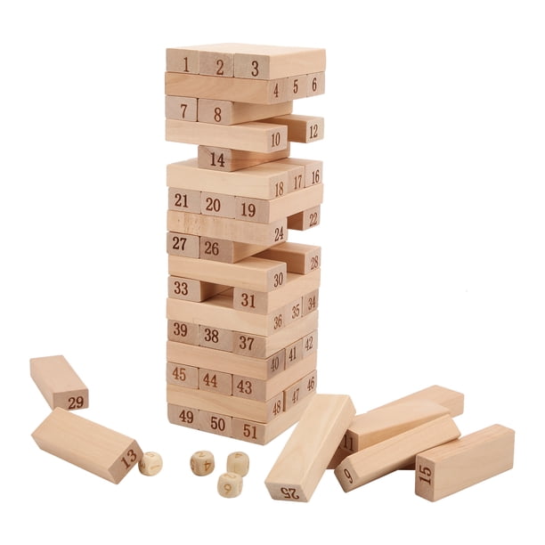 Juguete De Torre Apilable De Madera, Promueve La Flexibilidad Muscular, Bloques Educativos De Bricolaje, Juguete De Construcción De Torre, Mejora La Relación, Simple Para Fiestas