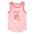 thumbnail image 5 of Garanimals Newborn, Baby & Toddler Girl Cotton Terry 3-Piece Set, Tank, Tee & Pull-On Shorts, Sizes 0-6T, 5 of 11