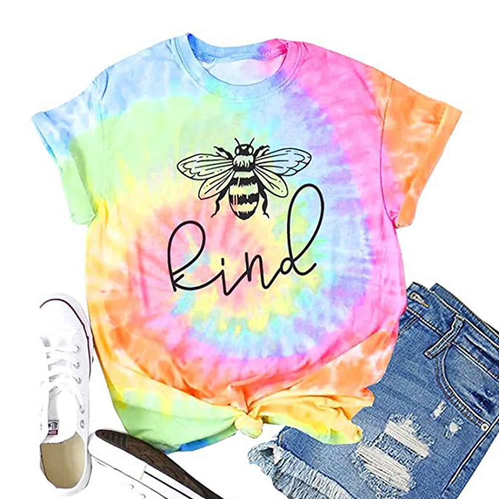 Bee kind tie dye shirt Clearance