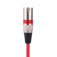 thumbnail image 3 of Cable adaptador de audio de 3 pines XLR macho a XLR hembra con blindaje múltiple para micrófono, 3 of 8
