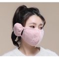 thumbnail image 1 of Máscara de oídos de invierno para mujer, gruesa, cálida, transpirable, a prueba de frío, máscara de montar dos en uno para adultos, 1 of 6
