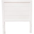 thumbnail image 4 of Cabecera Para Cama Individual Muebles GM Modelo Duela Pata Delgada Madera de Pino Laca Color Blanco, 4 of 5