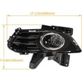thumbnail image 3 of KOJEM Bumper Fog Light w/Bulbs & Bezel Brackets Compatible With 2013-2016 Ford Fusion Black Front Fog Lights & Surrounds & Brackets, 3 of 9