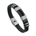 thumbnail image 2 of Bilqis Negative Bracelet, Men's Titanium Steel Bracelet，The Wristband Emits Negative Body's Energy Channels To Circulation., 2 of 4