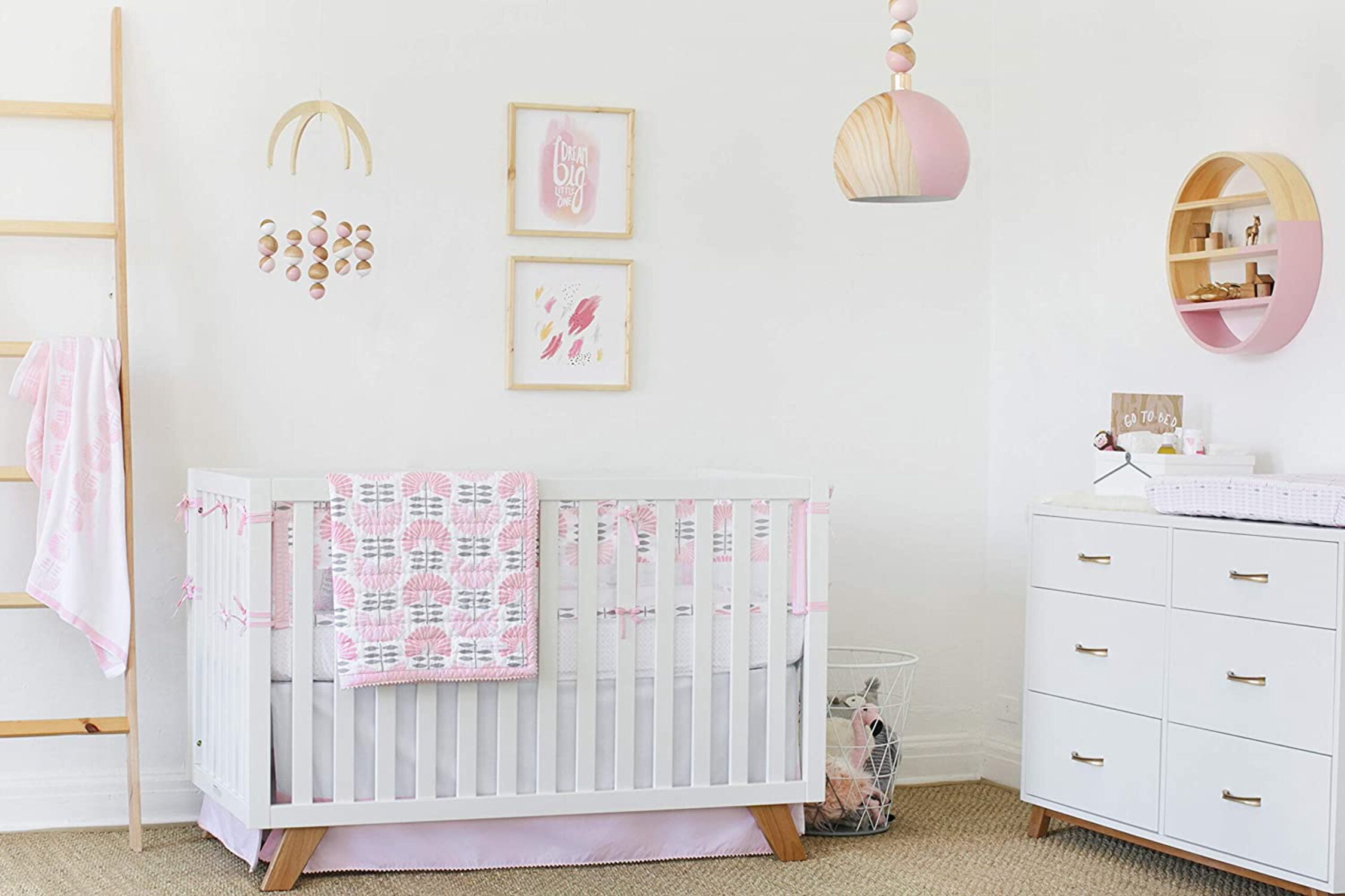 Petunia Pickle Bottom Dreaming in Dax 3 Piece Cotton Crib Bedding Set