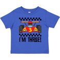 thumbnail image 3 of Inktastic 3rd Birthday Racing 3 Year Old Boys Toddler T-Shirt, 3 of 5