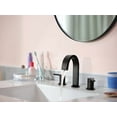 thumbnail image 4 of Moen 84154BL Avri two-handle high arc bathroom faucet Matte Black, 4 of 5