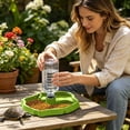 thumbnail image 4 of Tong Automatic Reptile Water Dispenser And Feed Bowl Lake Blue Turtle And Water Dish With Built In Reservoir For Terrarium Use, 4 of 6