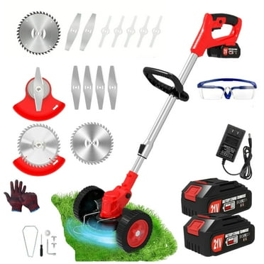 KingFurt 21V Brushless String Trimmer,Electric Weed Eater,for Lawn Garden Pruning/Trimming