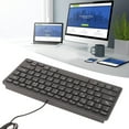 thumbnail image 4 of Computer Keyboards Ergonomic Design UltraThin Mini Durable Wired 78 Keys Mechanical Keyboard for PC Laptops Cyrillic Keyboard, 4 of 8