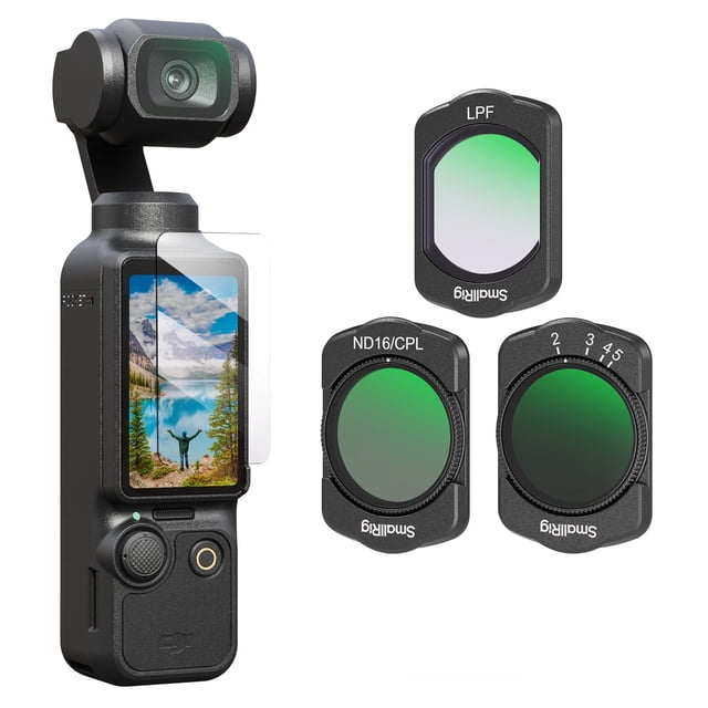 Set de filtros SMALLRIG para DJI Osmo Pocket 3 con VND2-5, ND16/CP