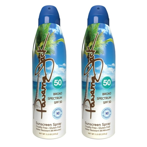 Protector solar Panama Jack Continuous Spray SPF 50 155 ml x2