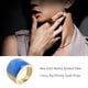 thumbnail image 3 of Minnieouse Anillo de acero inoxidable para mujer, moda de cumpleaños, boda, fiesta nupcial, tienda, fecha escolar, joyería de viaje para mujer Ropa, zapatos y accesorios Miscelánea Cielo azul Minnieouse AP014986-02, 3 of 6