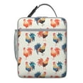 thumbnail image 5 of Chicken Insulated Lunch Bag Box Women Reusable Lunch Bag Waterproof Cooler Tote Bag Office Beach, 5 of 6