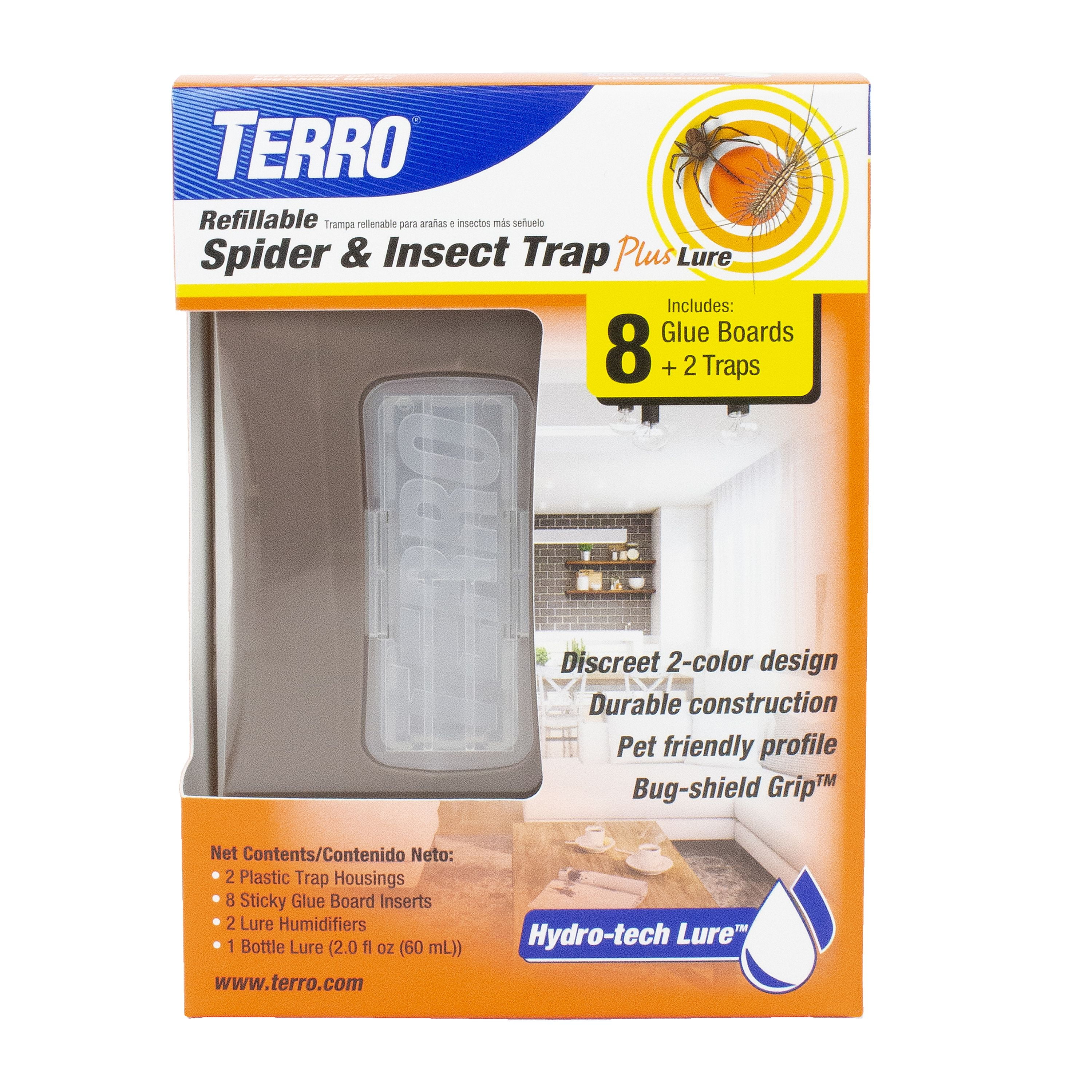 TERRO Refillable Spider & Insect Trap Plus Lure