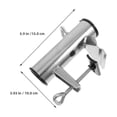 thumbnail image 2 of HEATSHAKING 2 Pcs Pince Réglable pour Parasol d'Extérieur en Fer Support Fixe pour Jardin Patio Plage, 2 of 8