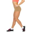 thumbnail image 2 of Vivian's Fashions Legging Shorts - Boy-Shorts, Misses Size (Beige, L), 2 of 3