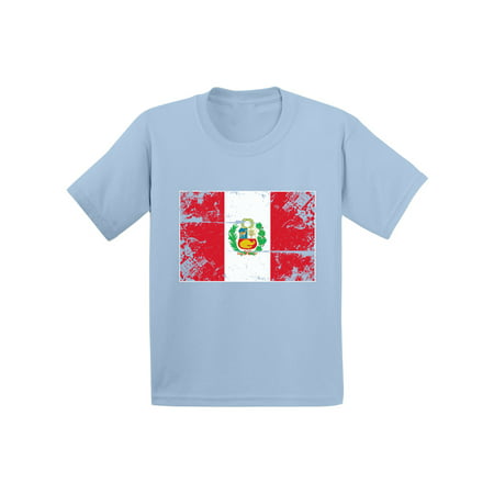 Awkward Styles Peru Flag Toddler Shirt Flag of Peru Peruvian Kids Shirt Kids Peru Soccer Tshirt Soccer Gifts for Boys Peru Shirt for Girls Peruvian Soccer 2018 Tshirt Peru Gifts for