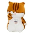 thumbnail image 3 of 12" Plush Waist Cushion Pillow with Face - Soft Emotional Support Stuffed Toy, Cuddly Lower Back Rest for Desk, Chair, Car & Sleep, Cute Home Decor Gift As show, 3 of 9