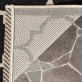 thumbnail image 6 of Safavieh Courtyard Alyssa Geometric Indoor/Outdoor Area Rug, Black/Beige, 4' x 4' Round, 6 of 11