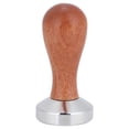 thumbnail image 1 of Stainless Steel Manual Coffee Powder Flat Tamper with Wood Handle Kitchen Accessories 49mm, 1 of 14