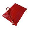 thumbnail image 2 of Bolsa Bolso de sobre de piel de cocodrilo vintage Bolsos de pulsera de noche para mujer (rojo) JShteea Para Estrenar, 2 of 6