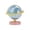 Blue, variant on Lume Wear Globe Shape Double Layer Candy Storage Container A Decorative Clear Dessert Jar With Lid For Wedding Birthday And Home Party. An Airtight Treat Box For Candies And Snacks