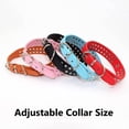 thumbnail image 5 of Collar Adjustable Leather Collar Fashion Shiny Rhinestone Collar for Small and Medium Dogs, 5 of 7