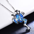 thumbnail image 4 of SmartBy Women Necklace Frog Faux Gem Jewelry Lightweight All Match Long Lasting Pendant Necklace for Party, 4 of 8