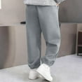 thumbnail image 6 of Piuwrlz Teen Gray Jogger Pants Teen Sweatpants Relaxed Fit Pant Gray Size 9 Years, 6 of 9