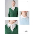 thumbnail image 3 of Ywmsfl Adjustable Peplum Neckpiece For Shirt Dress Stylish Layering Accessory Lightweight False Collar Comfortable Design, 3 of 16