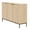Natural Blonde Oak, variant on Nexera Conner Sideboard with 3 Doors, Black