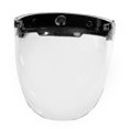 thumbnail image 4 of Motorcycle Windshield Bubble Visor For Harley Style Helmet, 4 of 5