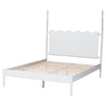 thumbnail image 3 of Baxton Studio Brantley Spindle Platform Bed Frame with Headboard White King, 3 of 9