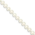 thumbnail image 4 of Primal Gold 14 Karat Yellow Gold 7-8mm White Near Round Freshwater Cultured Pearl Necklace, 4 of 4