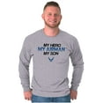 thumbnail image 5 of US Airforce Hero Airman Son Long Sleeve TShirt Men Women Brisco Brands S, 5 of 6