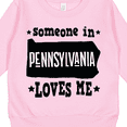 thumbnail image 3 of Inktastic Someone in Pennsylvania Loves Me Toddler Sweatshirt, 3 of 4