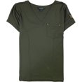 thumbnail image 1 of Ralph Lauren Womens Aleixo Basic T-Shirt, Green, XX-Small, 1 of 1