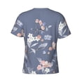 thumbnail image 6 of Vsdgher Watercolor Flowers Butterfly Print Men's Dry Fit Mesh Athletic Shirts Moisture Wicking Tennis T-Shirt Tops, 6 of 9