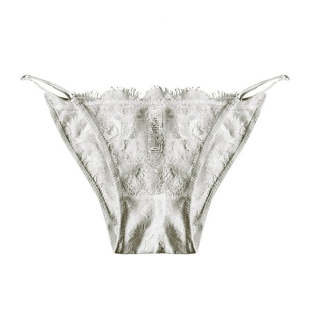 

ZMHEGW 6 Packs Womens Underwear Seamless Casual Lace Low Waisted Briefs Panties
