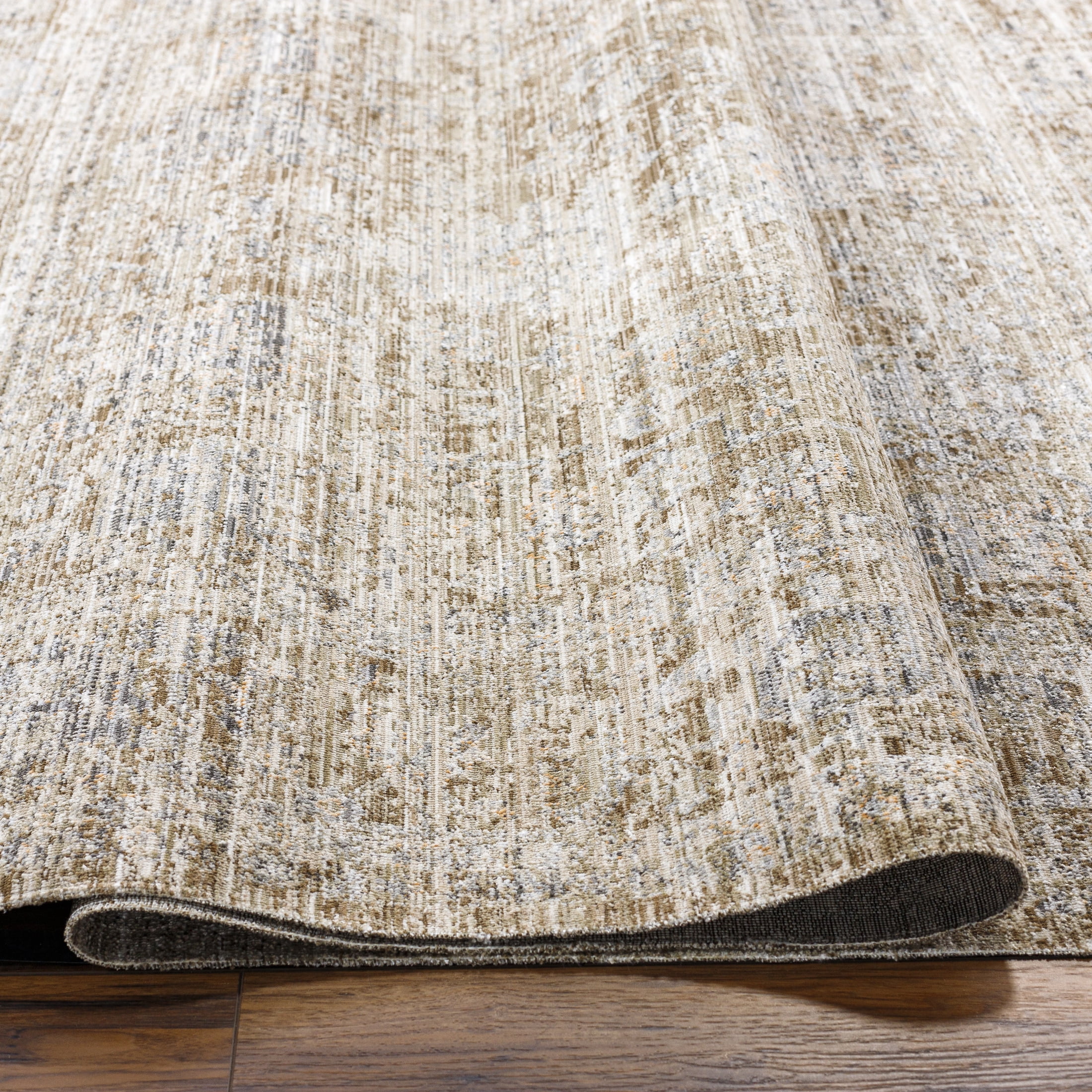 Livabliss x Becki Owens Margaret Medallion Washable Area Rug,9' x 13'1",Taupe/Brown