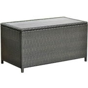 International Caravan Barcelona 42 in. Resin Wicker 80 Gallon Outdoor Storage Trunk