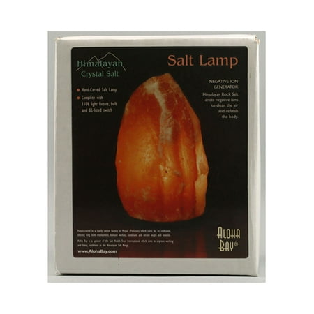 Himalayan Salt - Himalayan Crystal Salt Lamp by Aloha Bay - 4.45 lbs. - Walmart.com