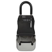 Vault Locks 5500 Key Lock Box with 4-Digit Combo, 3-Digit Shackle, Extra Security, Silver